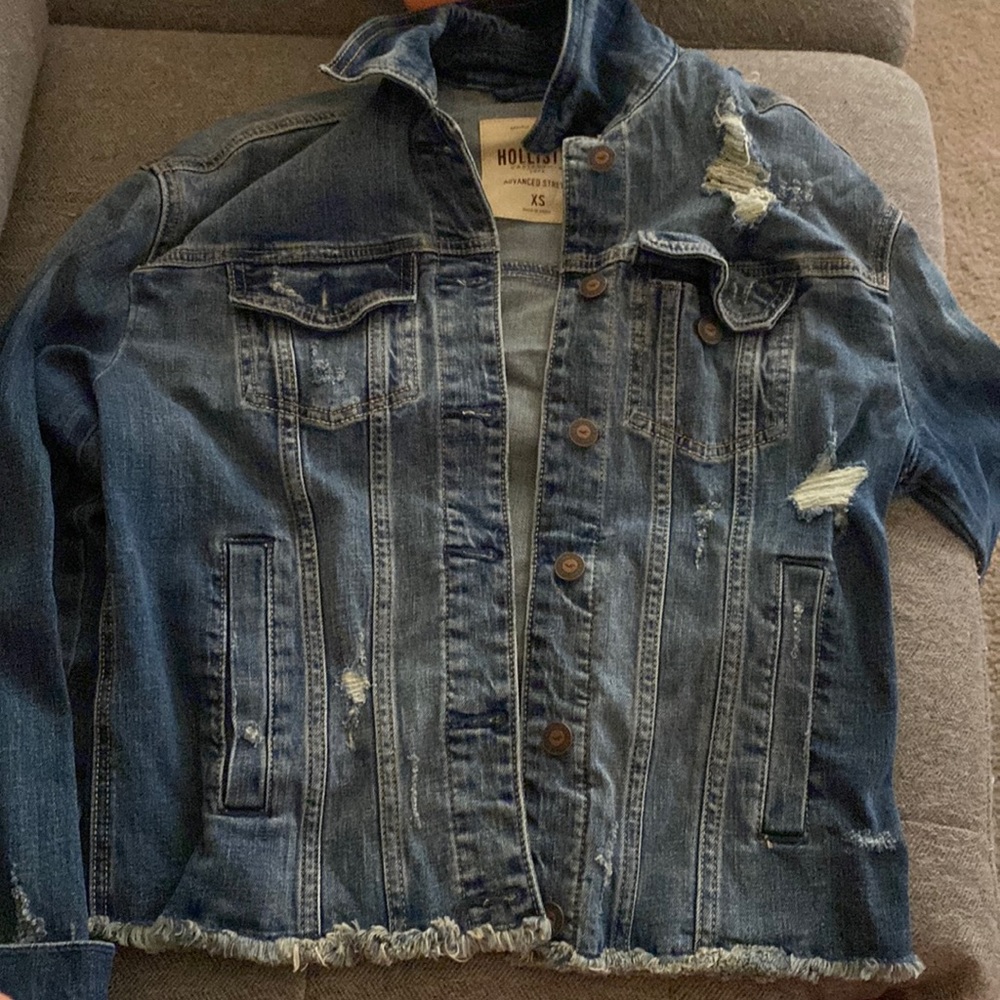 Ripped Jean Jacket